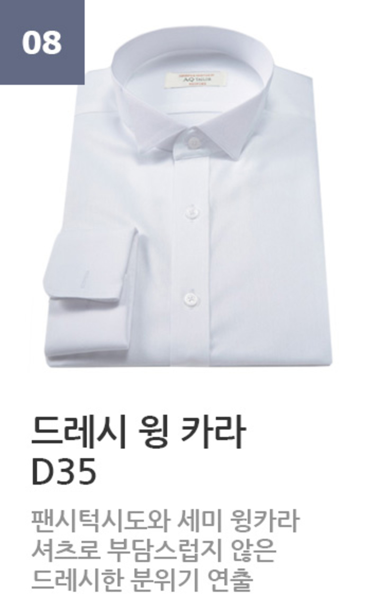 드레시 윙카라 셔츠